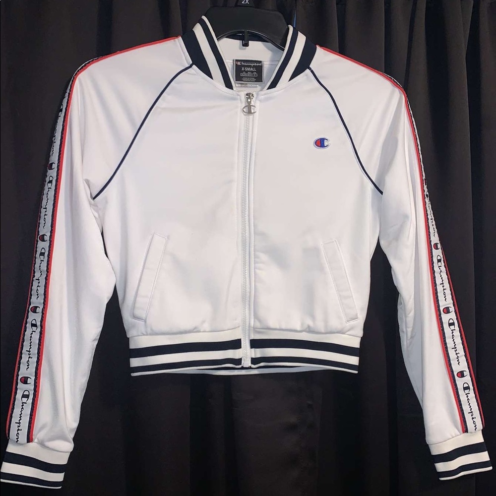 Crop Top Champion Zip Up